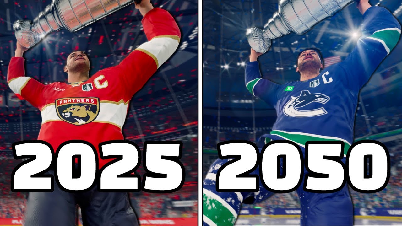 Что произойдет, если провести симуляцию до 2050 года в NHL 25?