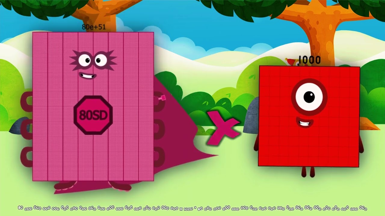 FUNNY NUMBERBLOCKS MULTIPLICATION Full Sedecillion | BIG NUMBERS MULTIPLY GIANT NUMBER @ColorArt_id​