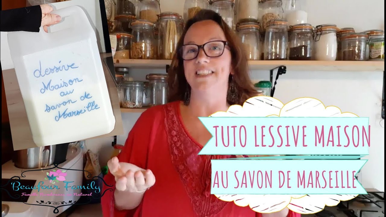 ♻TUTO/ DIY LESSIVE MAISON AU SAVON DE MARSEILLE / PRESQUE ZERO DECHET♻