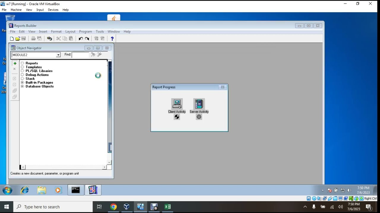 1. Oracle Report | Oracle developer suite 10g