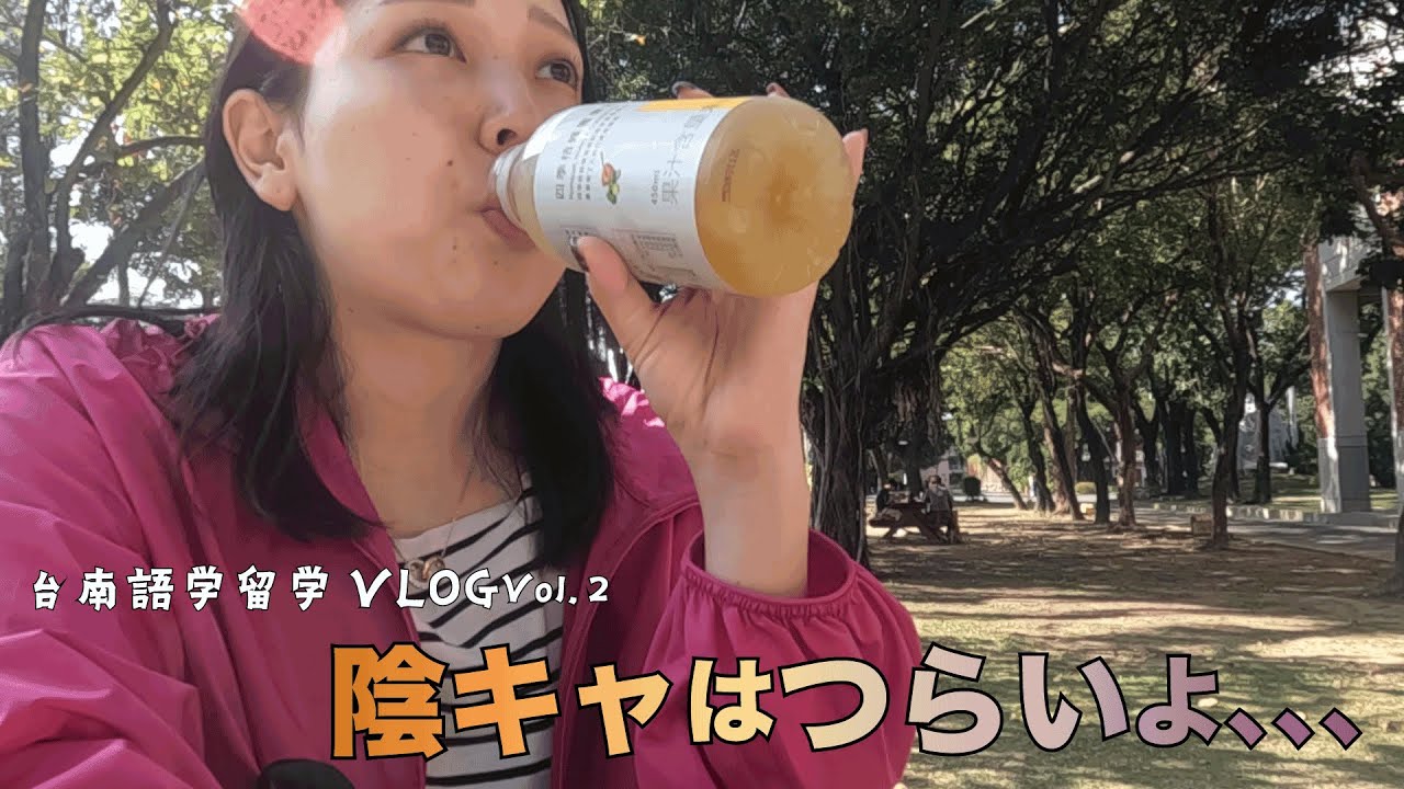 学校開始して1週間たったので台南グルメを食べながらいろいろ喋る【台南語学留学VLOGその2】