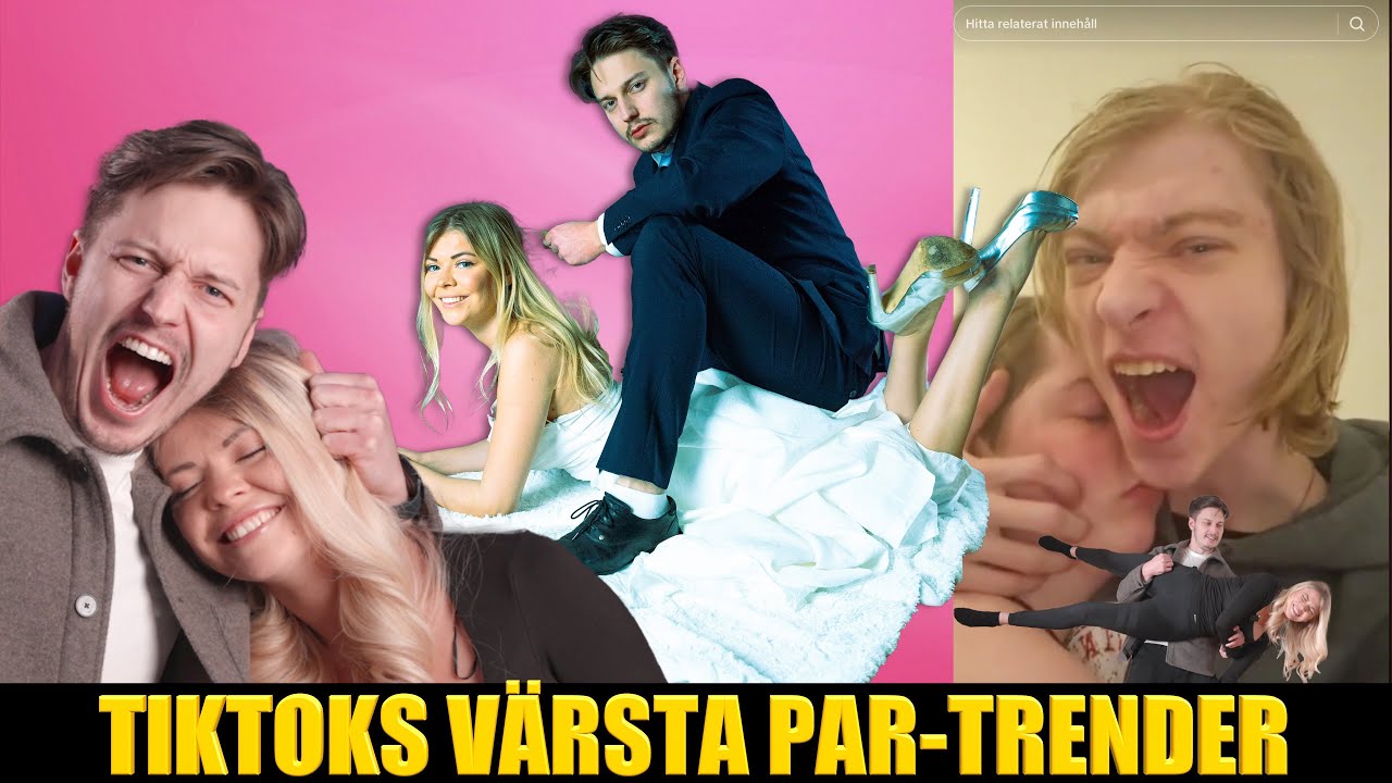 TESTAR TIKTOKS VÄRSTA PAR-TRENDER | Dummaste vi sett!