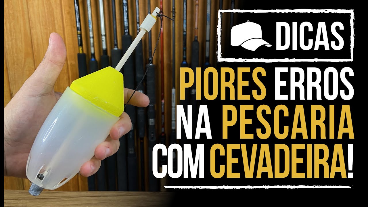 PIORES ERROS NA PESCARIA COM CEVADEIRA!!! (DICA)