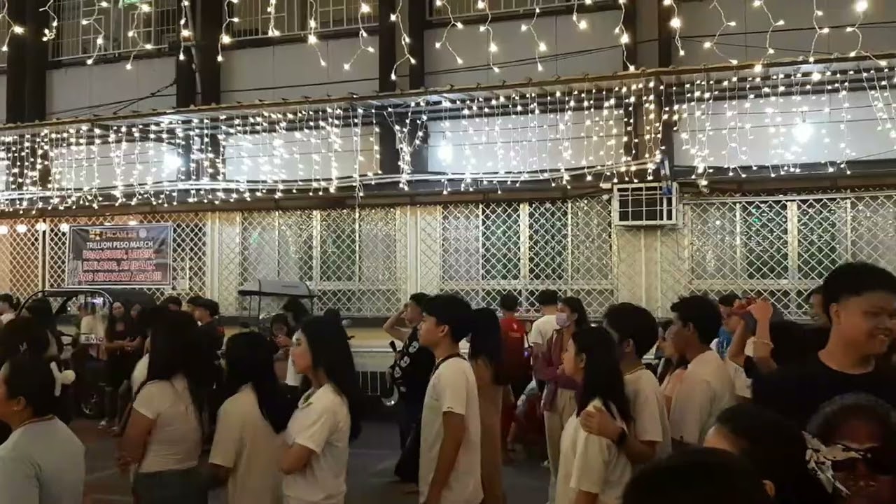 Simbang Gabi in Santa Clara de Montefalco Parish, Pasay City.