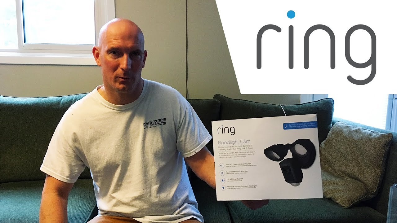 Прожекторная камера видеонаблюдения Ring