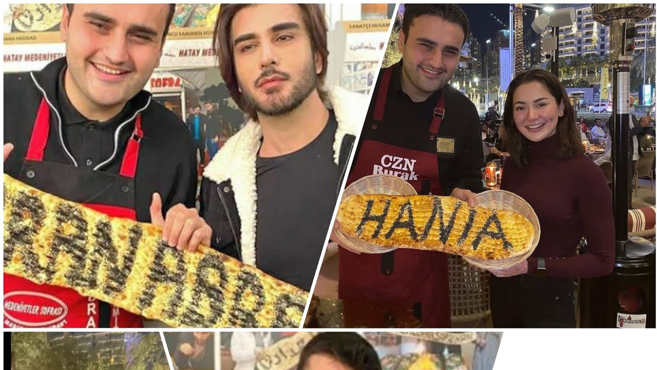 Turkish Famous Celebrity Chef CznBurak Serving to #ImranAbbas #HaniaAmir #NoraFatehi #Urvashirautela