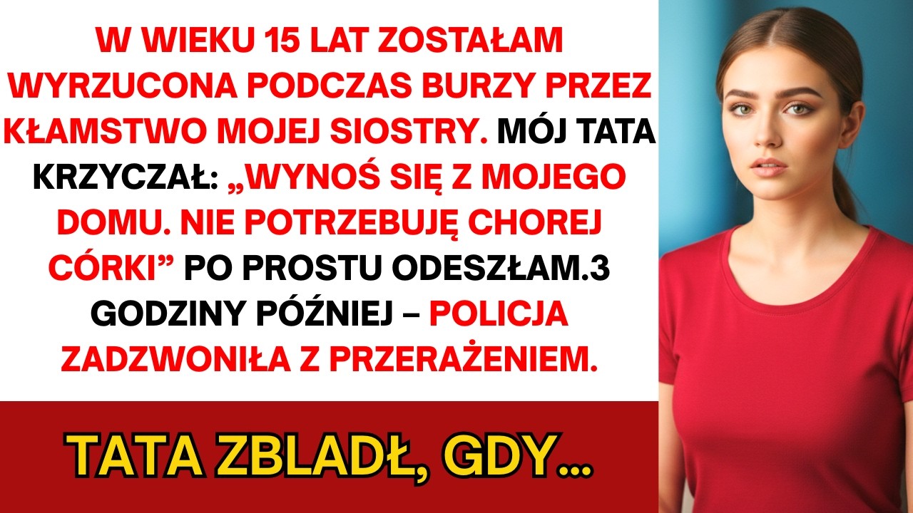 Mając 15 lat wyrzucono mnie w burzę z powodu kłamstwa — Nie wiedziała, że 