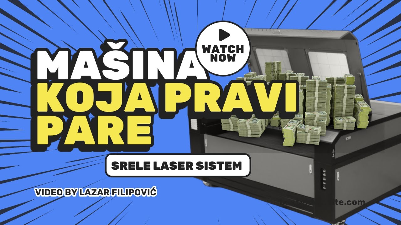 CO2 CNC LASER - MAŠINA SA KOJOM MOŽE LEPO DA SE ZARADI - VIDEO 003