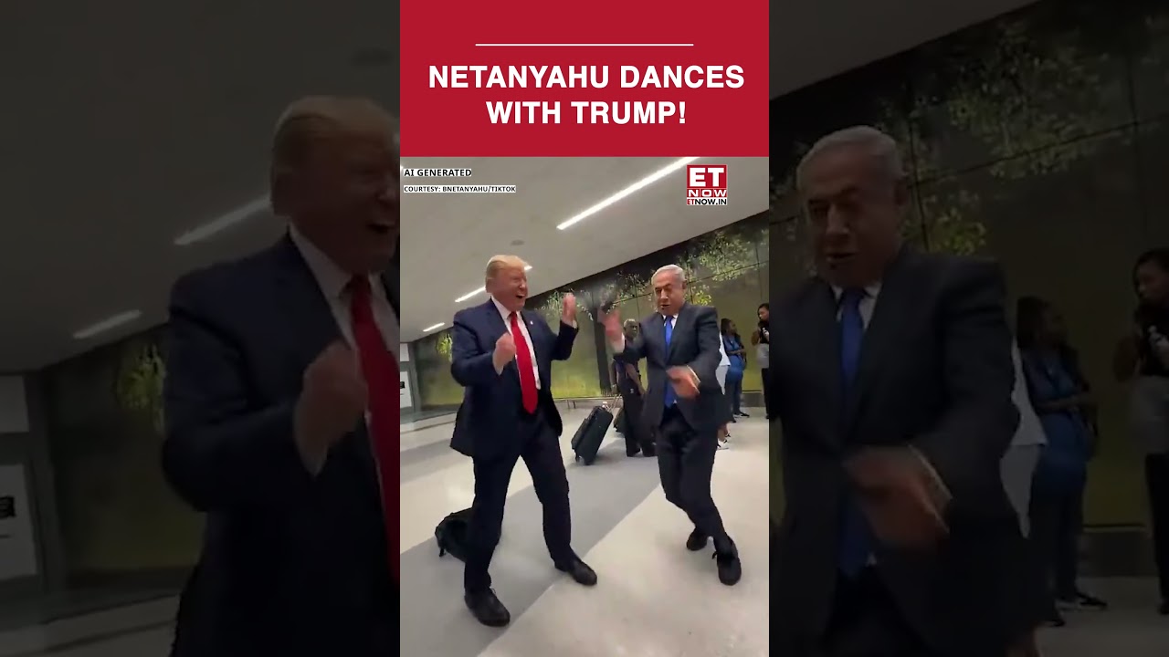 Bibi Dances With Trump? Netanyahu Shares Viral Video On His Official Tiktok #shorts