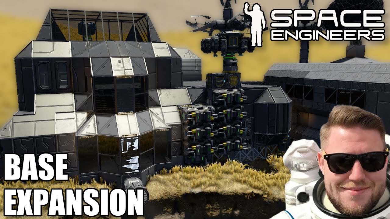 Expanding my base with enclosed air-tight spaces as a German Engineer - Space Engineers E24