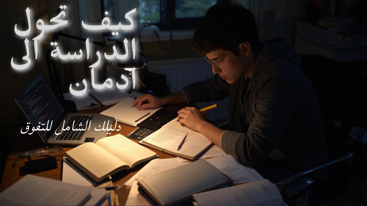 لا تنتظر الحافز! 🚫🔥 هكذا تدمن الدراسة فعليًا