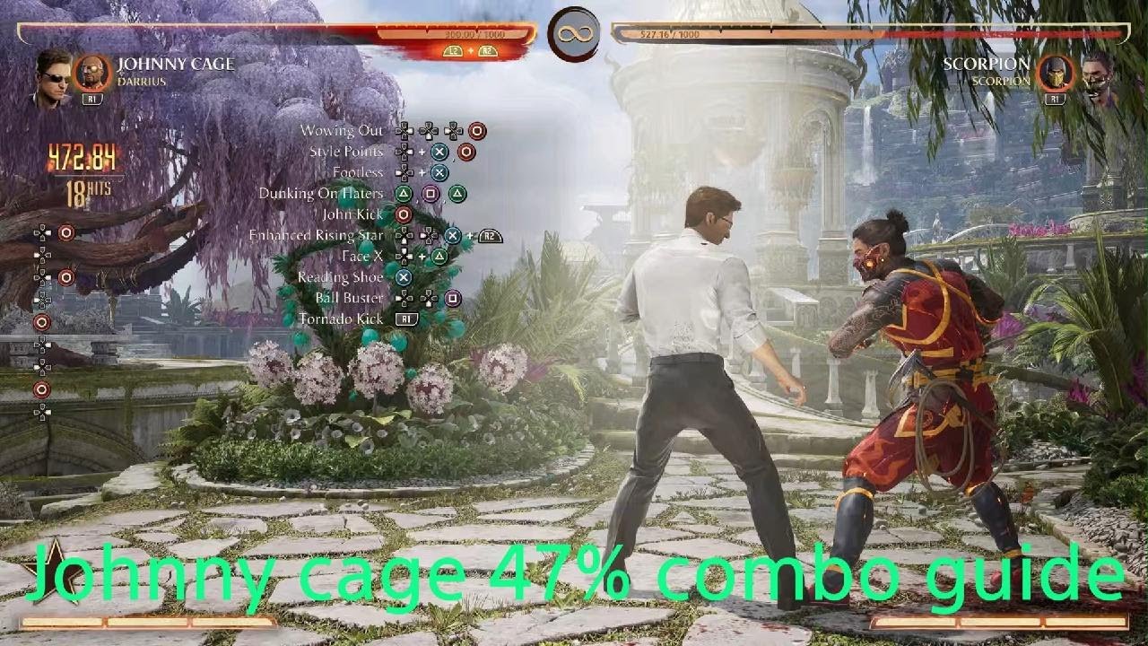 Mortal Kombat 1: Johnny cage 47% combo guide