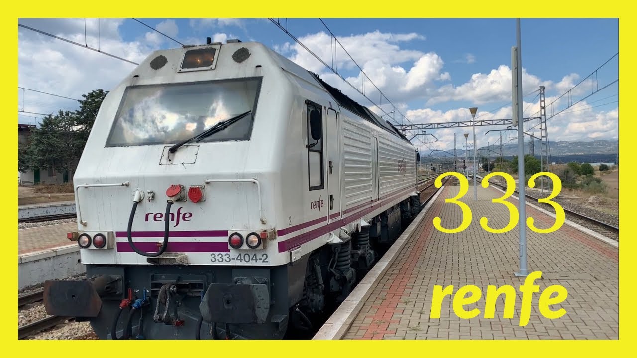 ✅ Renfe 333 aislada Prima a su paso por Pinar de las Rozas Madrid