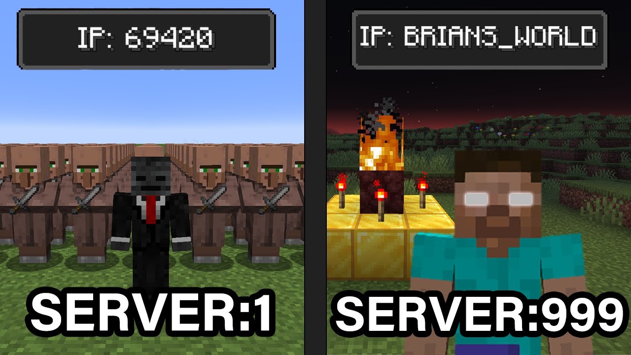 I Joined EVERY Minecraft Server.. Here's What Happened..