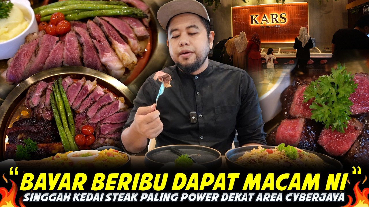DAGING NI MASIH BERDARAH KE?..Pengalaman Makan Daging Premium Di KARS FINE MEAT & STEAK