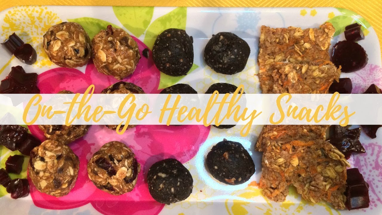 Healthy Snack Ideas | Easy, simple on-the-go snacks