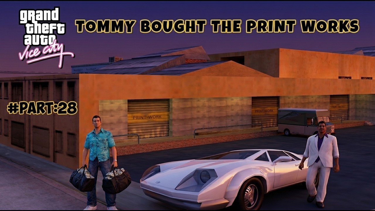 Tommy Bought The Print Works🤩|| Hit The Courier😲Part:28 @GamerMafiaOfficial #gta #vicecity
