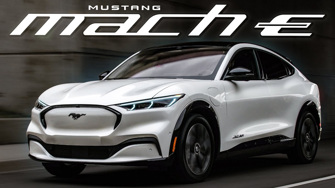ЭЛЕКТРИЧЕСКИЙ ВНЕДОРОЖНИК MUSTANG! Обзор Ford Mustang Mach-E 2021 года