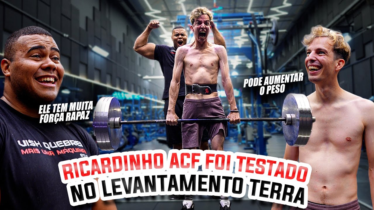 BITELO TESTOU OS LIMITES DO RICARDINHO ACF NO LEVANTAMENTO TERRA