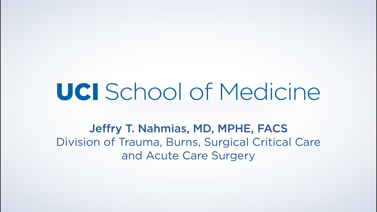 Division of Trauma, Burns, Surgical Critical Care and Acute Care Surgery