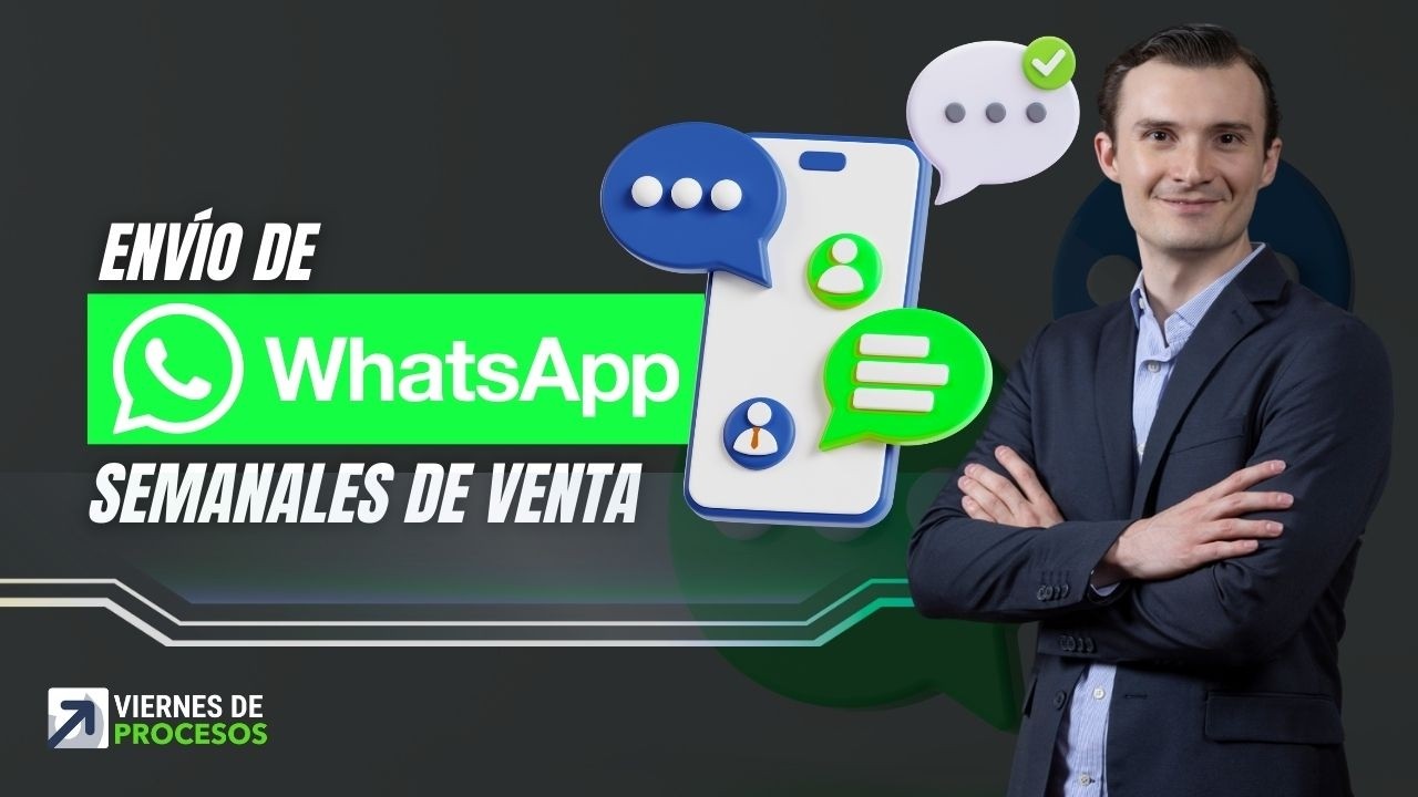 Envío de WhatsApps semanales de venta