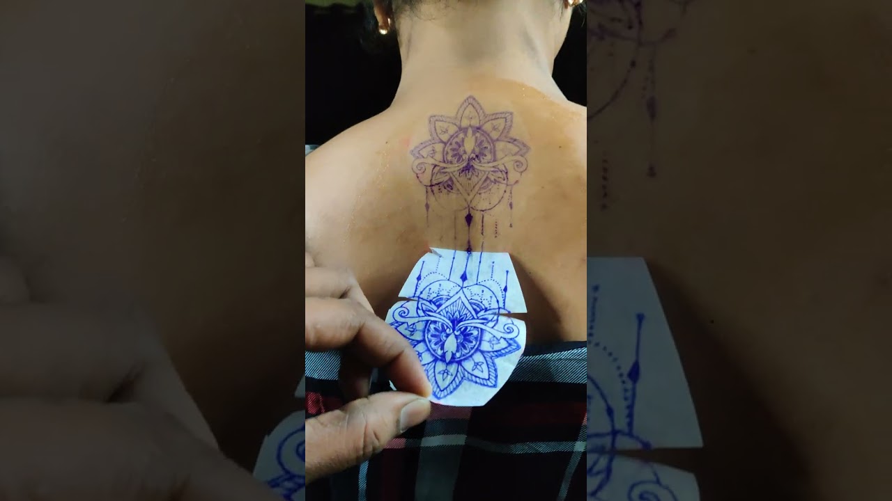 Dreamcatcher Tattoo on Back by @eyeconictattooindia #tattoo #shorts #viral #trending