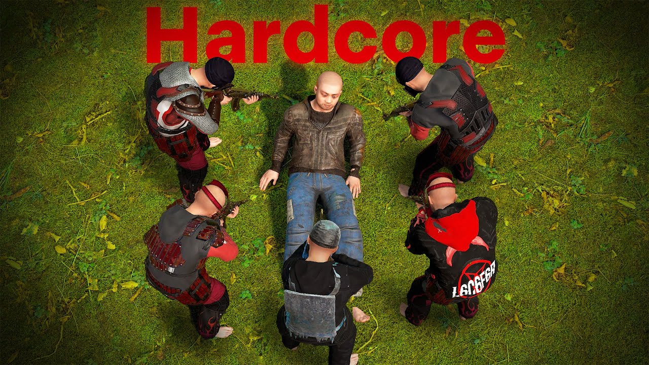 Я провел целый вайп в Hardcore Rust..