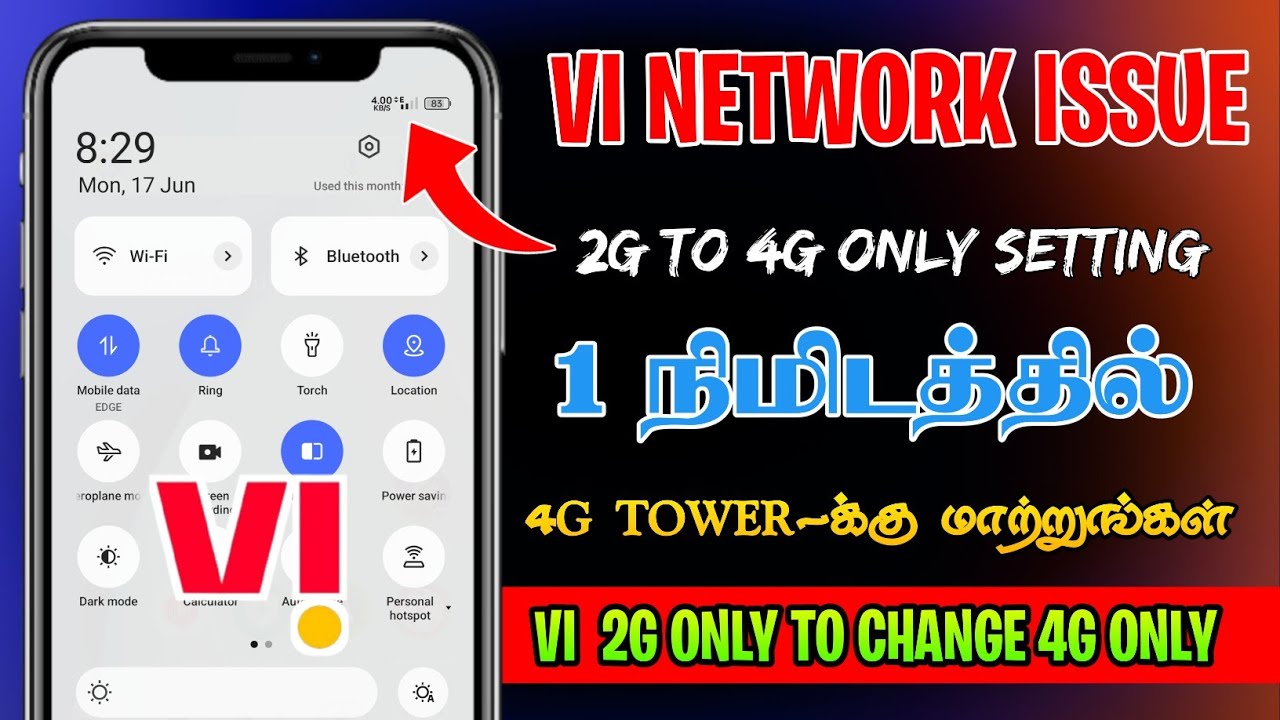 Vi Network Problem 2024 | Vi Network Problem Solution Tamil | Vi 2G to 4G Settings 2024 | Vi Network