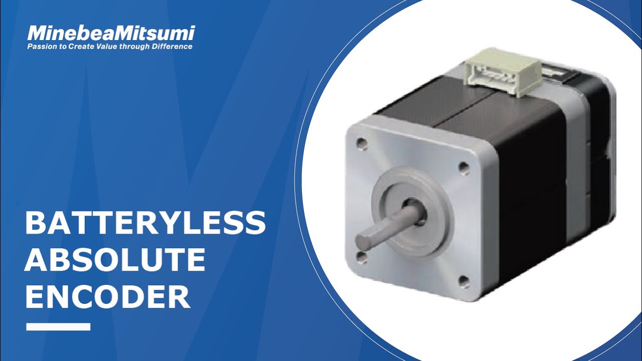 Hybrid (HB) Stepping Motor with Batteryless Absolute Encoder - Overview and Demo (2024)