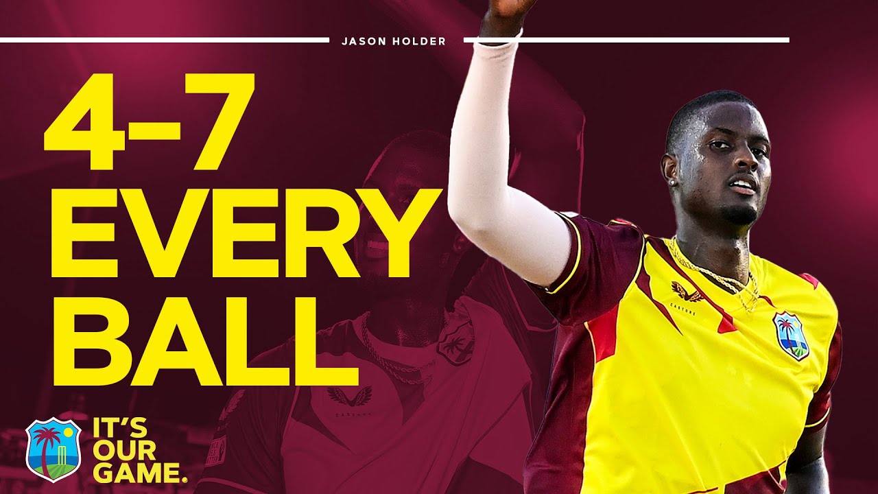 💫 MAGICAL SPELL! | Jason Holder Takes 4-7 Against England | 📺 Watch EVERY Ball