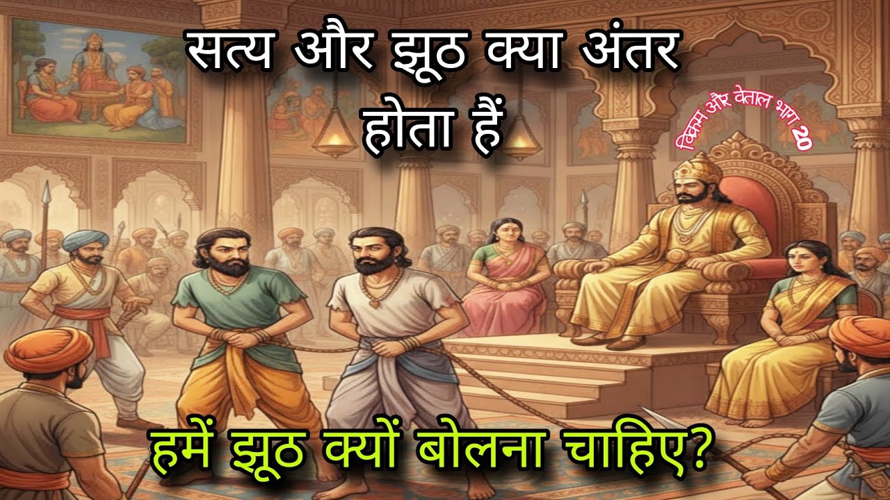 सत्य और झूठ में क्या अंतर होता हैं! हमें झूठ क्यों बोलना चाहिए! विक्रम और वेताल की कहानियां!