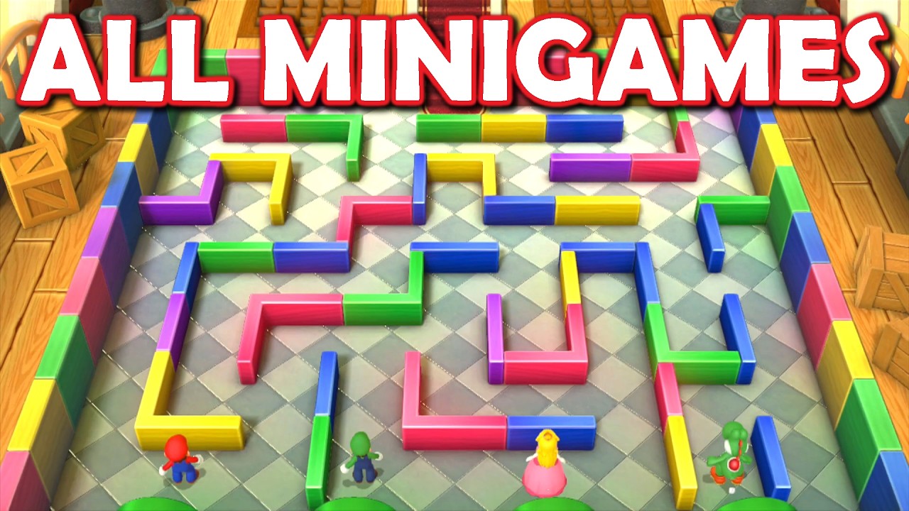 Mario Party 10 - ALL MINIGAMES!! (2 Players)