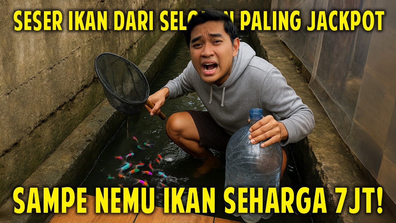 SESER IKAN DARI SELOKAN PALING JACKPOT! SAMPE NEMU IKAN SEHARGA 7 JUTA!