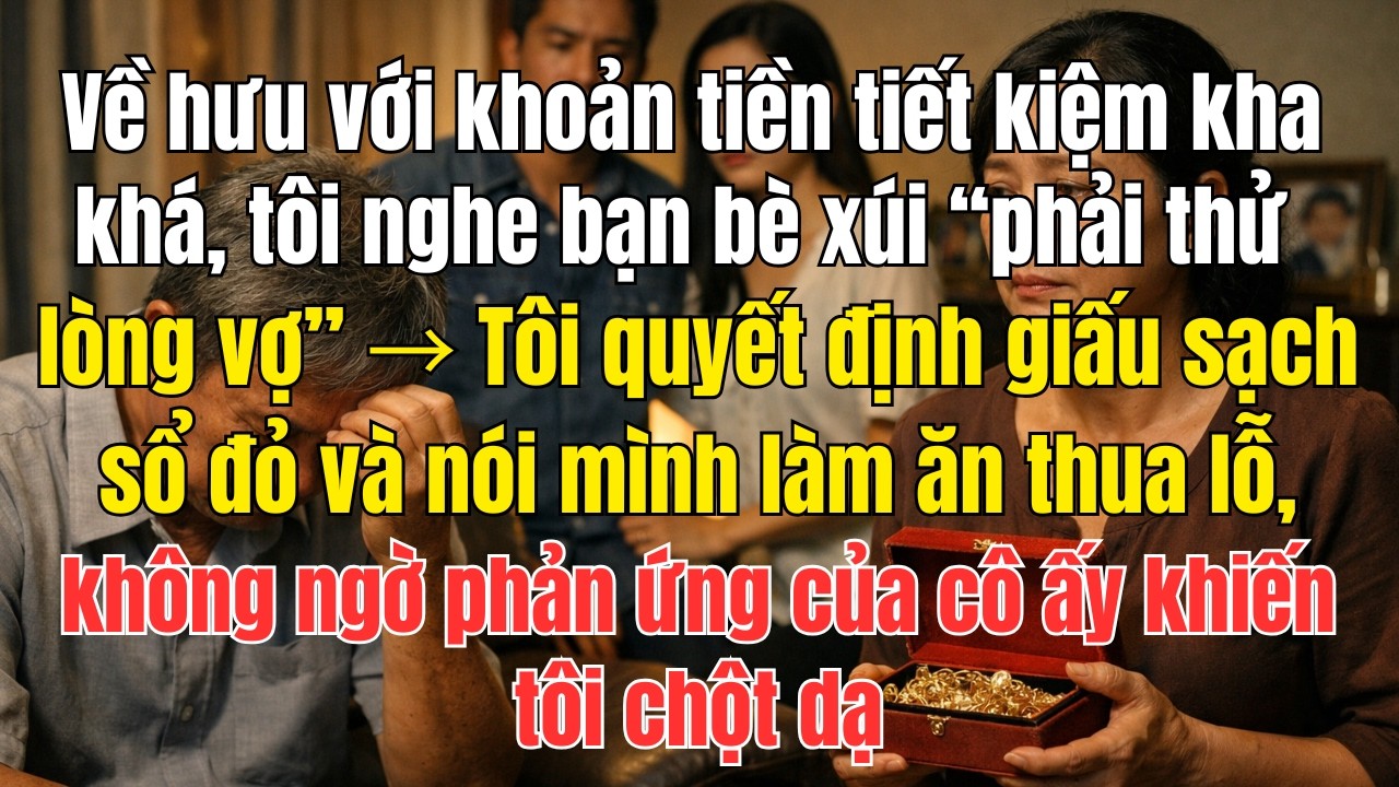 Ở Tuổi 60 Tôi Giả Vờ Mất Trắng 3 Tỷ Để Thử Lòng Vợ… Và Cái Kết Khiến Tôi Ân Hận Cả Đời