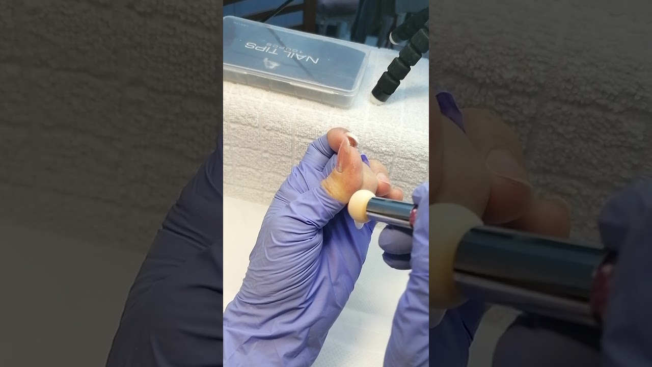 Ombre γαλλικό με Gel πάστα και σφουγγαράκι