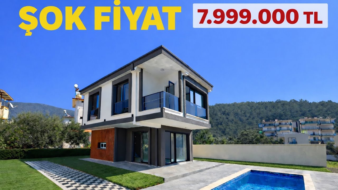ÖZEL SİTE İÇERİSİNDE MÜSTAKİL HAVUZLU MÜSTAKİL 3+1 SIFIR VİLLA FIRSATI #kelepir #havuzluvilla #fpy 
