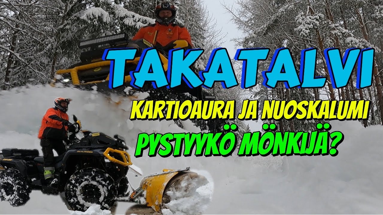 Mönkijä Lumitöissä | Yllättikö TAKATALVI?