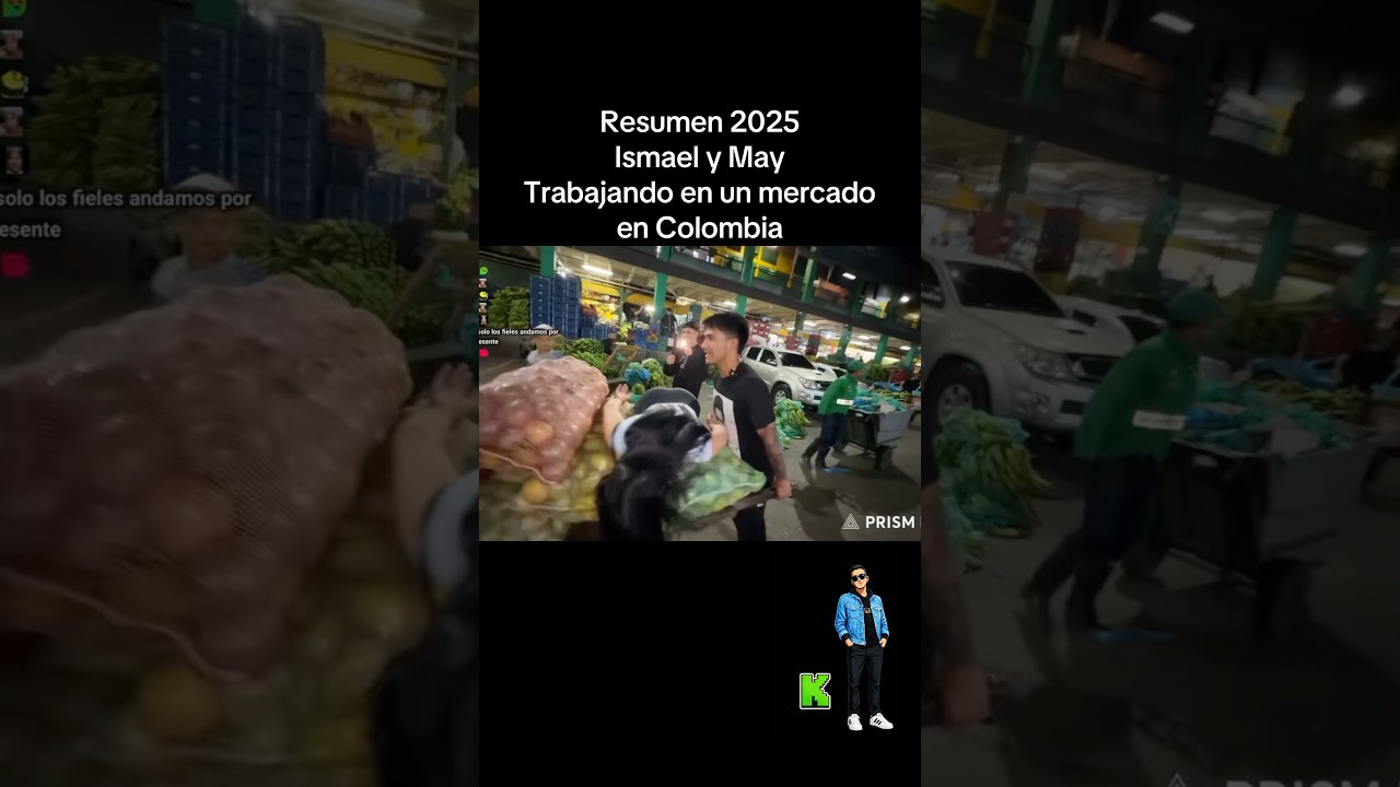 Ismael Sanchez y May Osorio trabaj do en un mercado de Medellín 