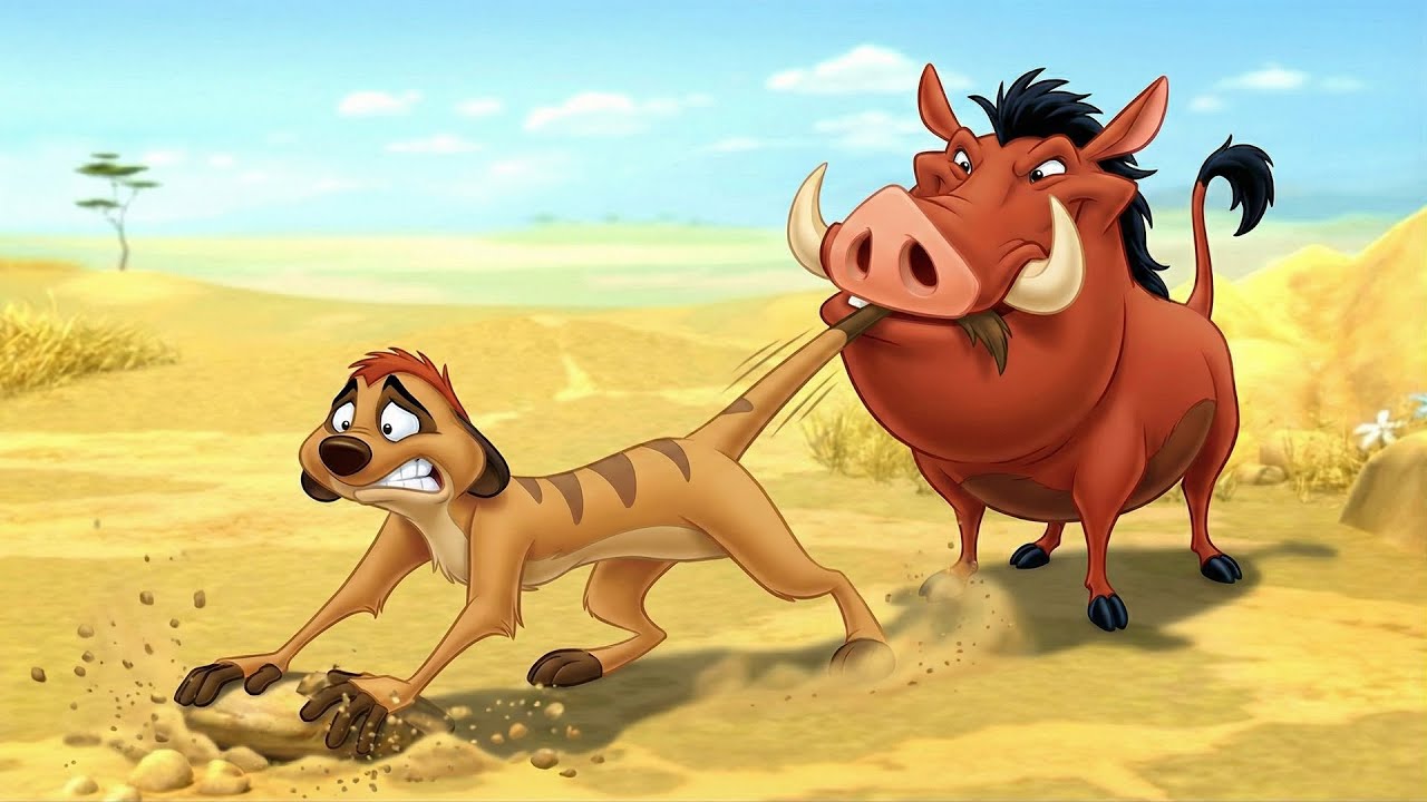 Timon & Pumbaa: A Funny Duo's Adventure in the Wild Desert 🦁✨🌾| Lion King Ana Animation