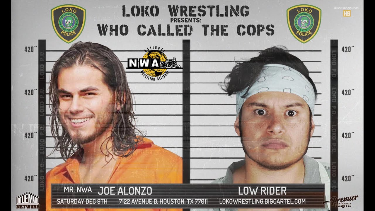 Loko Wrestling Presents Who Called The Cops: Joe Alonzo vs Low Rider