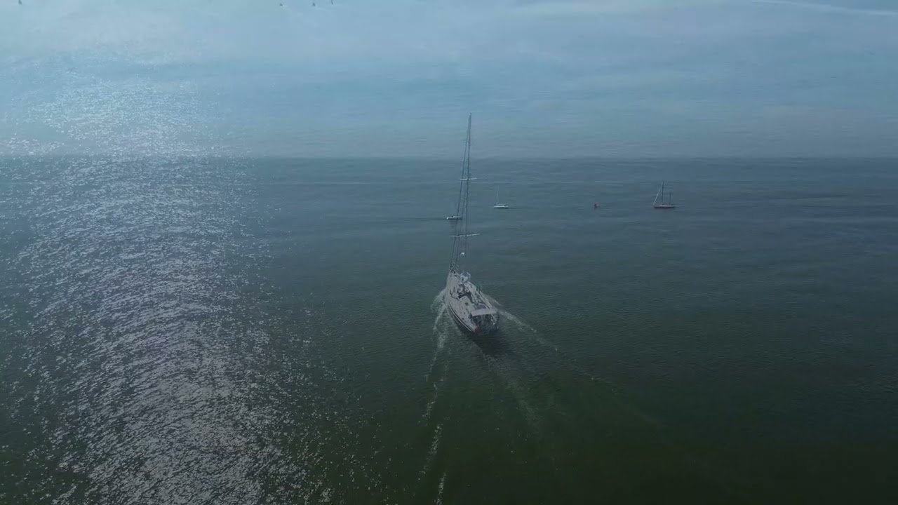 Dji mini 3, above the sea