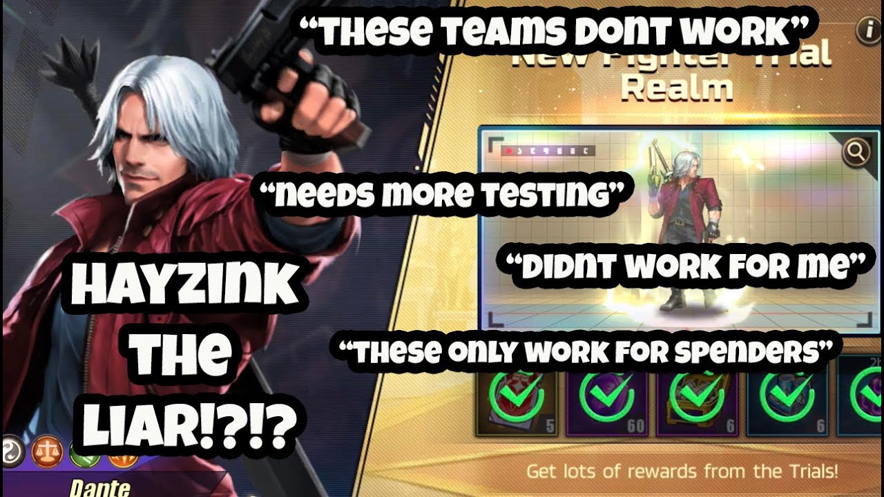 HAYZINK THE LIAR!?!? Testing out my trial teams that 