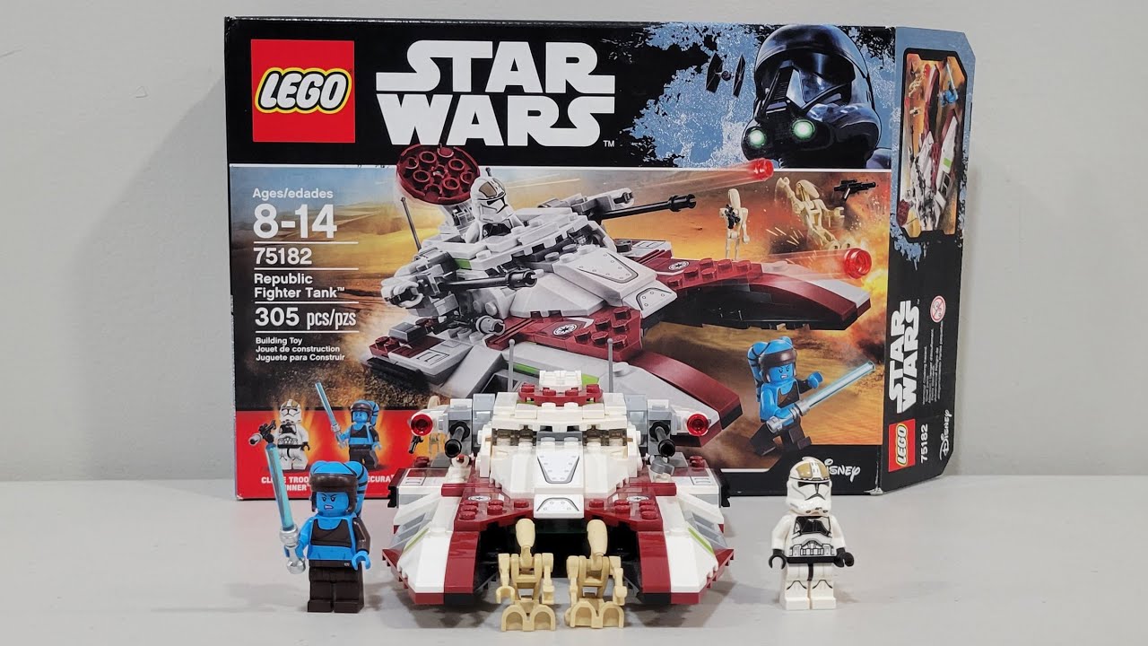 Lego Star Wars Republic Fighter Tank 75182 Review- 2017 RETIRED