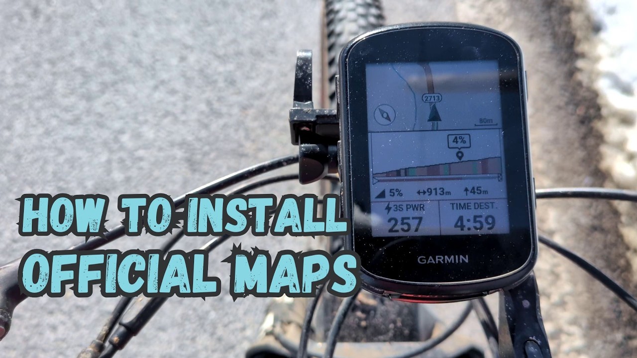How to get official free maps for Garmin Edge devices