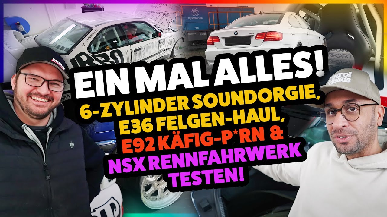 JP Performance - Einmal ALLES! | Soundorgie, E36 Felgen, E92 Käfig, NSX Rennfahrwerk