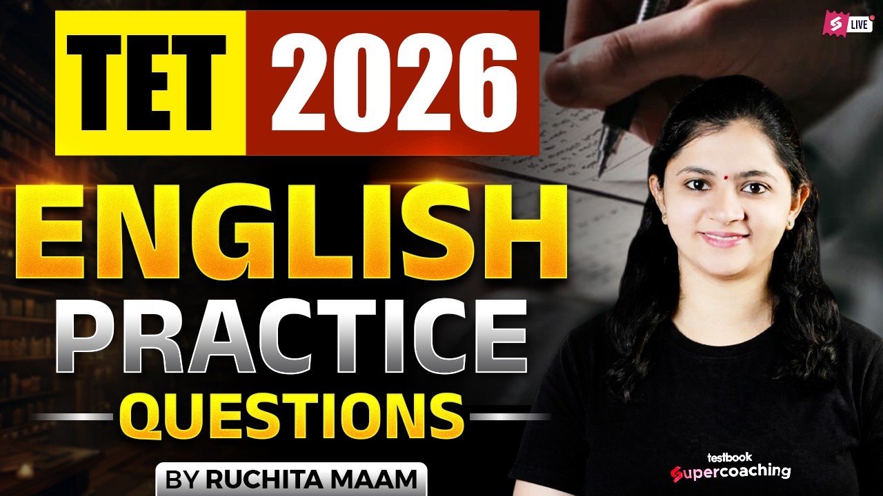 MAHA TET 2026 | MAHA TET English Grammar | Most Expected MCQs With Solutions By Ruchita Maam