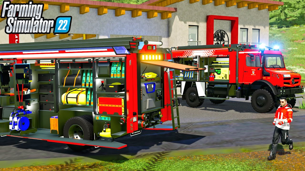 OPENING A NEW FIRE STATION | Farming Simulator 22