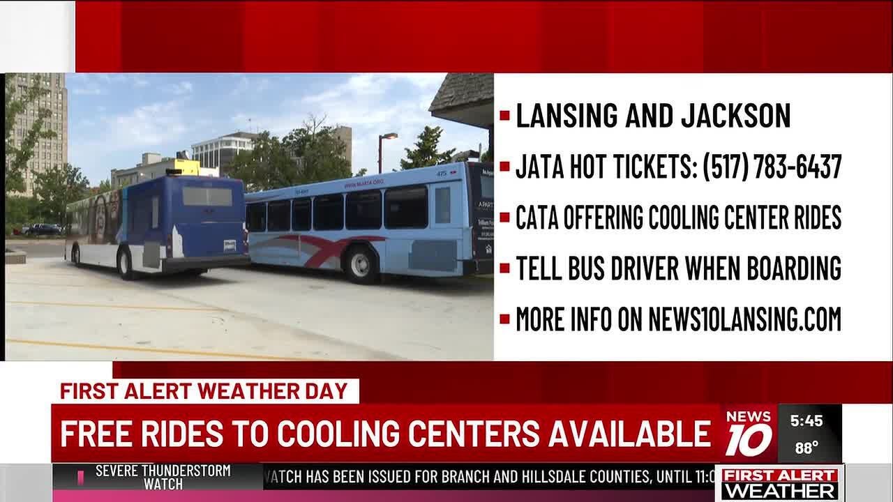 JATA offering free transportation to cooling centers during extreme heat