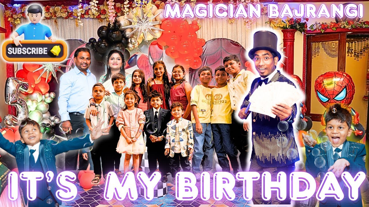 5th birthday celebration | with My Magic Show | full entertainment activities