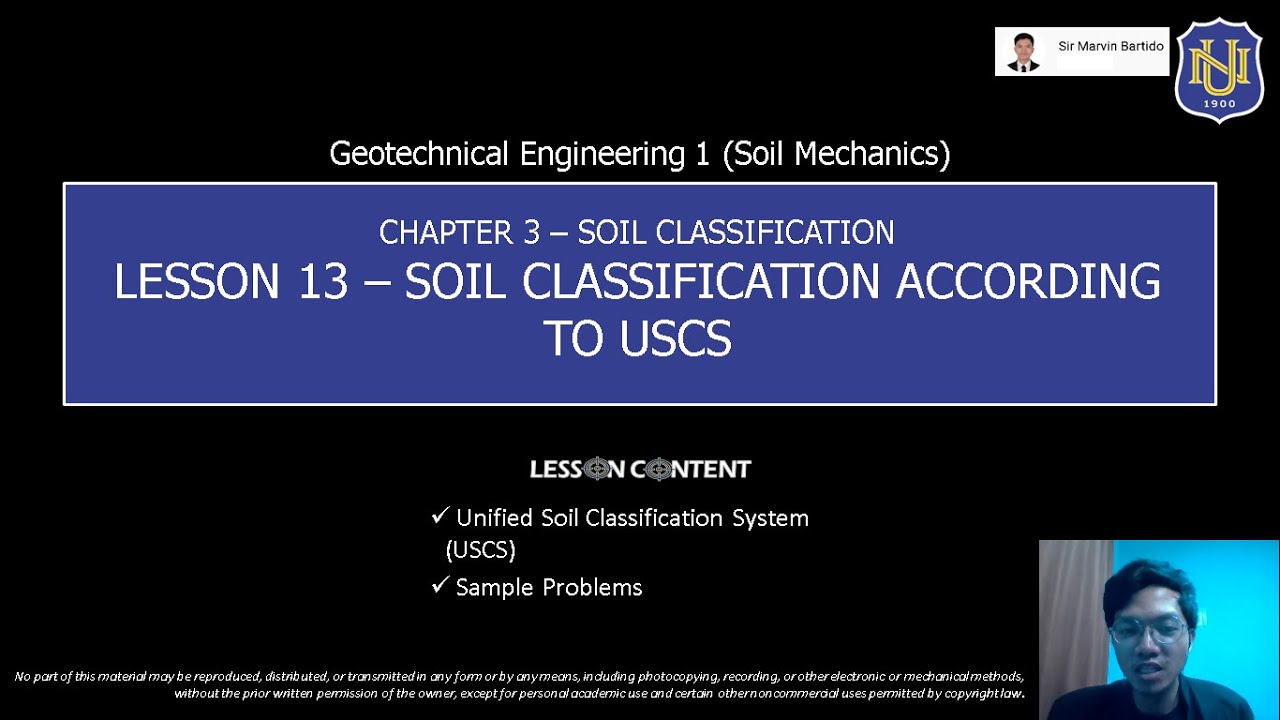 Geotechnical Eng'g 1 (Soil Mechanics) - Soil Classification According to USCS